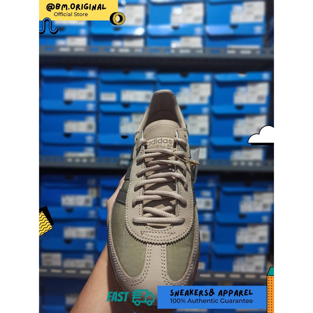Jual Adidas Spezial Handball Trace Khaki Cargo Brown Gum JR3666 ...