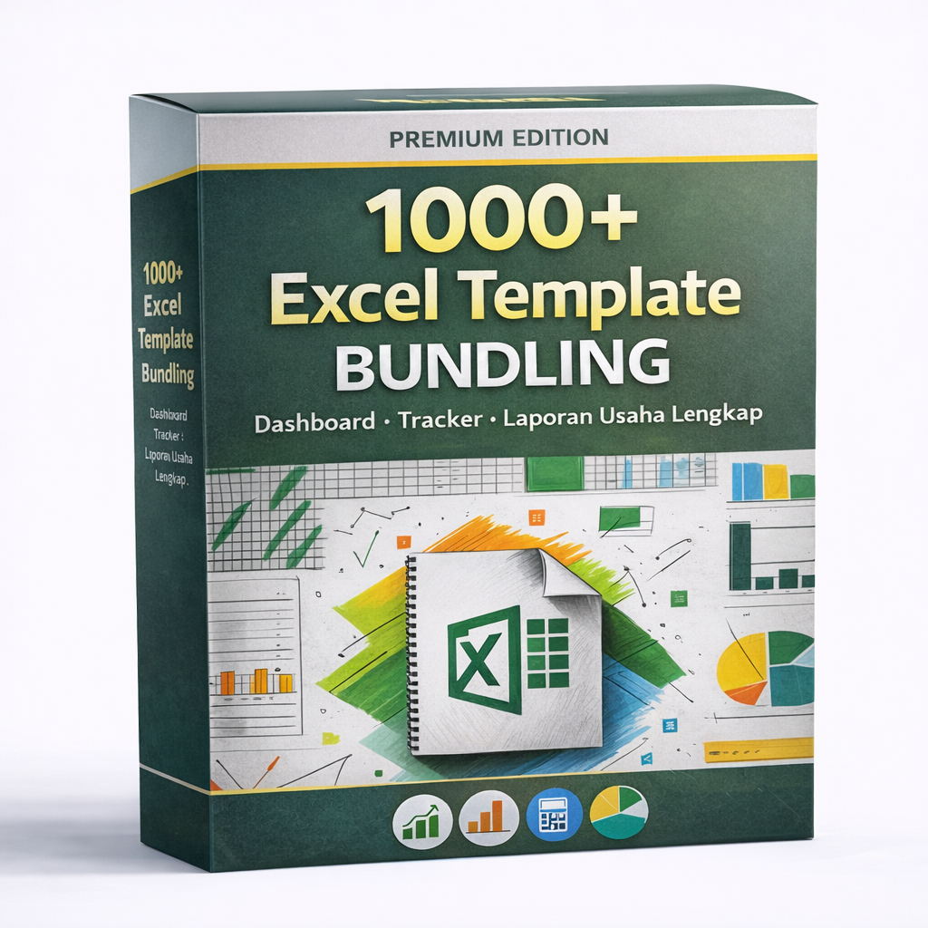 Jual 1000 Excel Template BUNDLING Dashboard Tracker Laporan Usaha ...