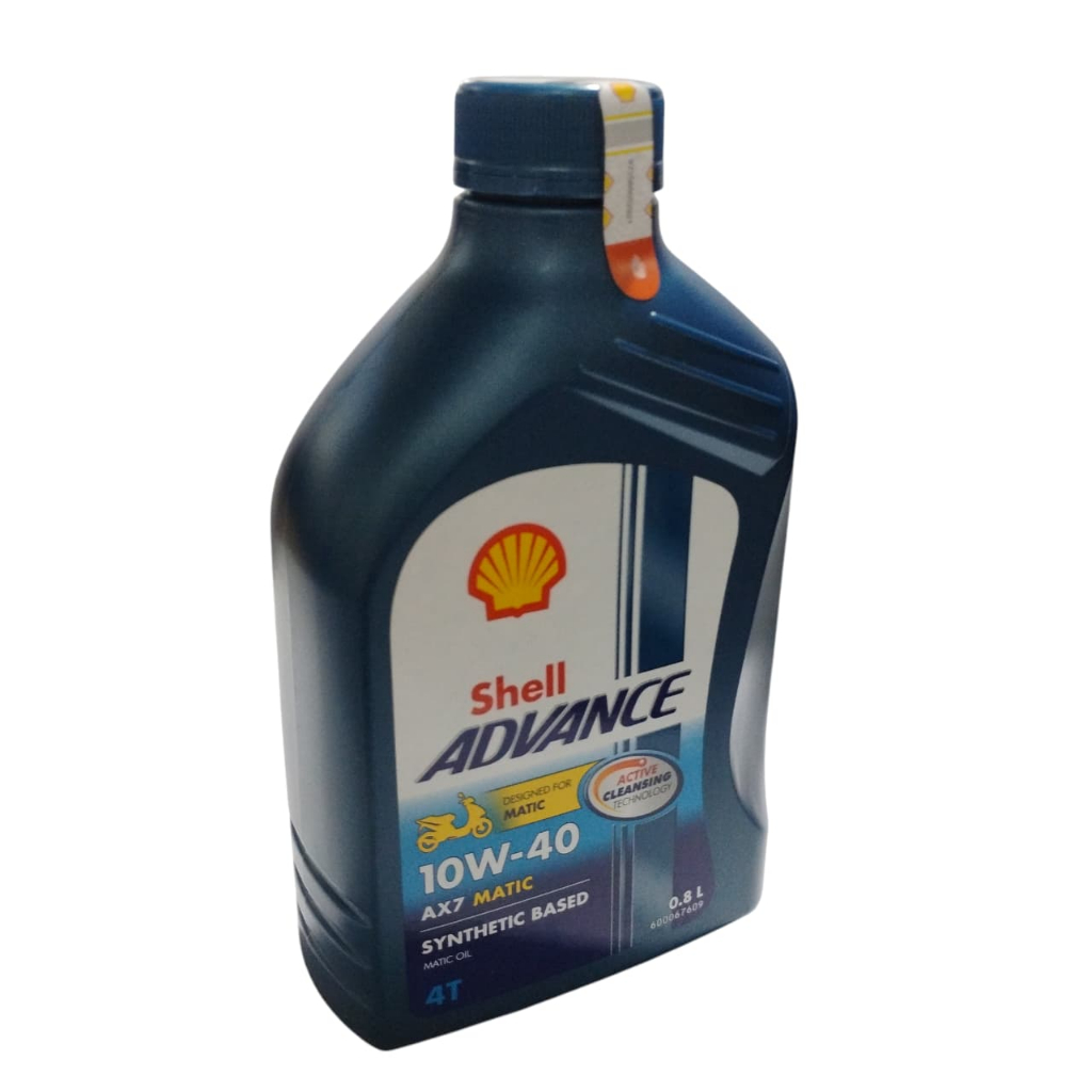 Jual Shell Advance AX7 Matic 10W-40 0.8L untuk motor matic - Oli Shell ...