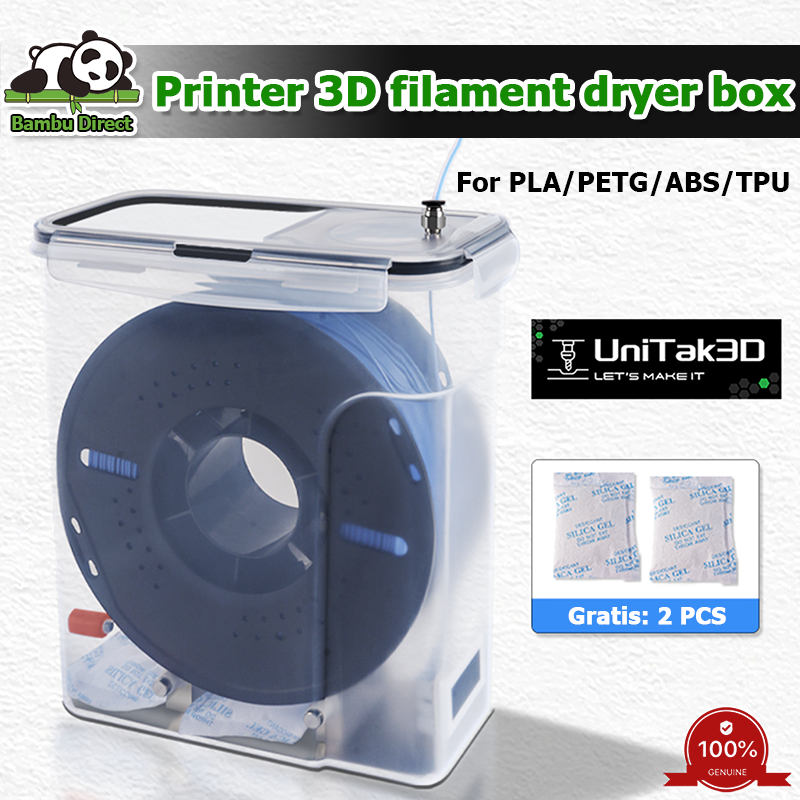 Jual Unitak3D 3D printer filament dryer box LED temperature and ...