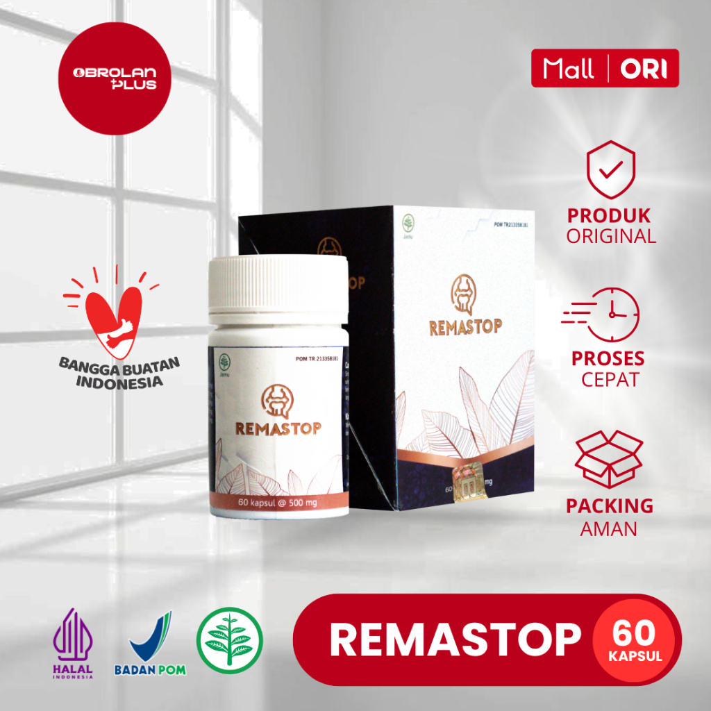 Jual REMASTOP –OBAT NYERI SENDI DAN LINU ISI 60 KAPSUL BPOM DAN ...