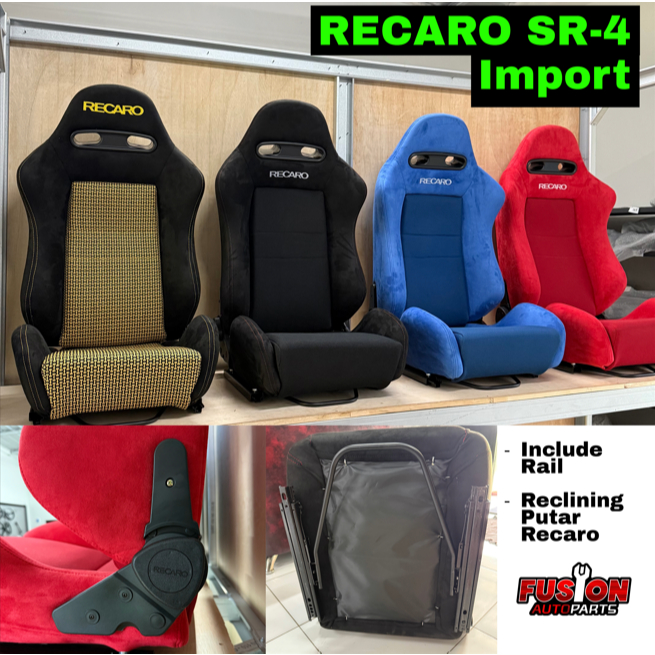 Jual RECARO SR4 Racing Seat Import Suede + Fabric RECARO SR 4 Tomcat ...