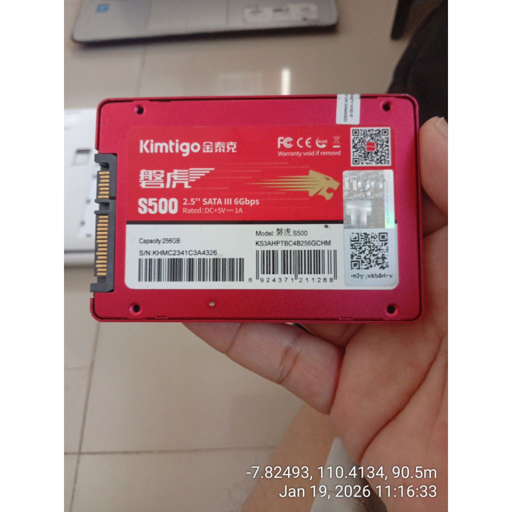 Jual ssd 256 sata kimtigo sentinel 100persen | Shopee Indonesia