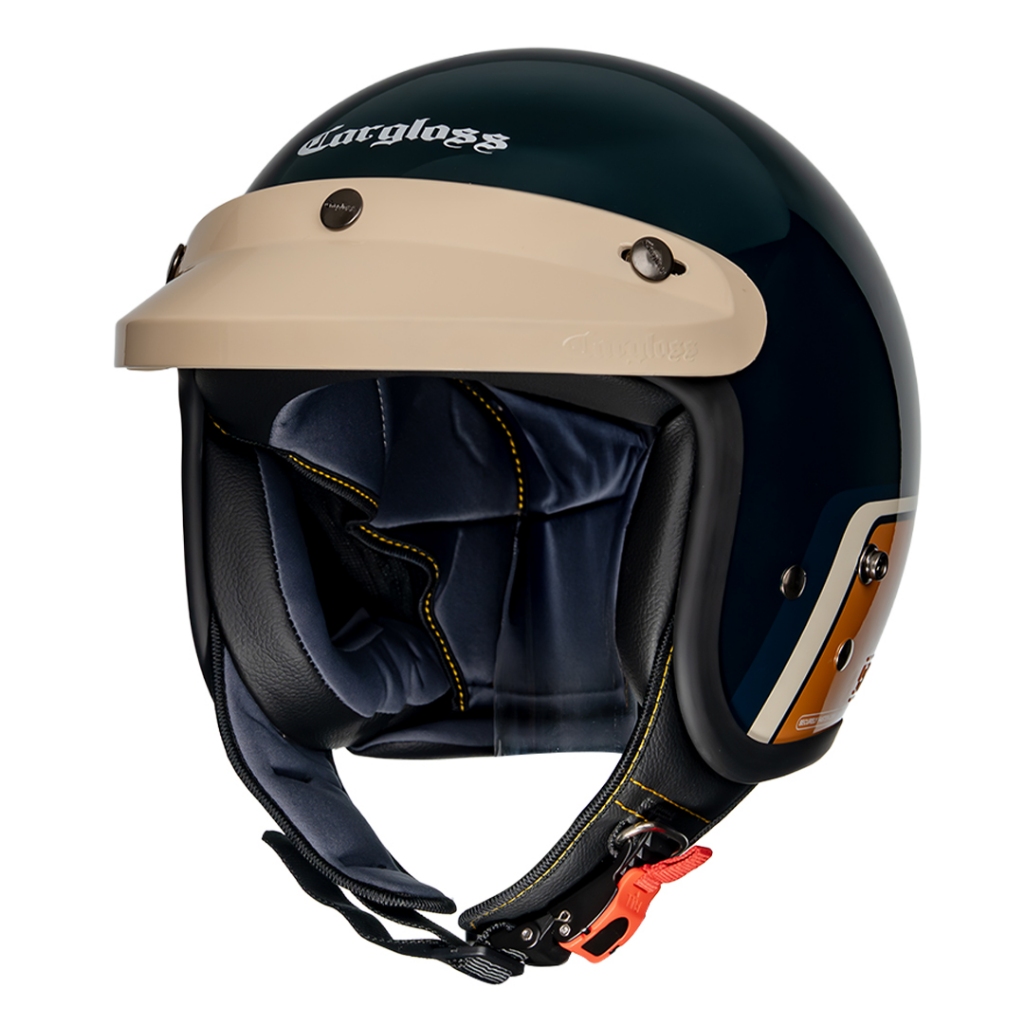 Jual Cargloss CFM Retro Helm Half Face - Race Track Green | Shopee ...