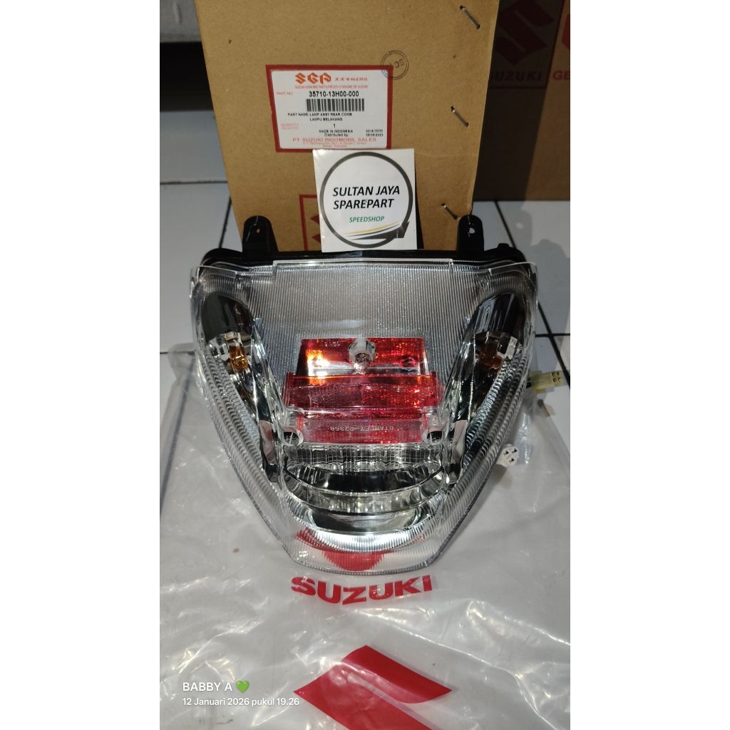 Jual LAMPU BELAKANG SET LAMP ASSY REAR COMB STOPLAMP SKYWAVE ORIGINAL ...
