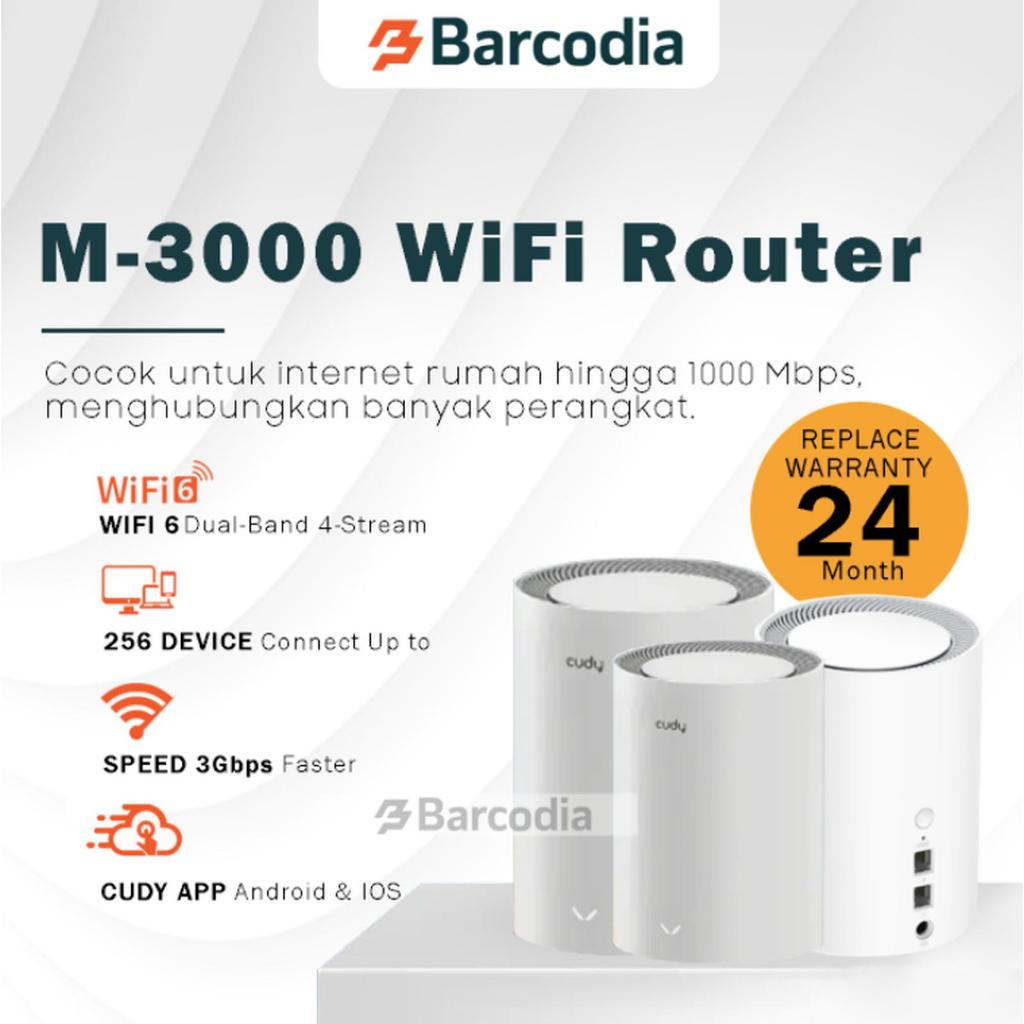 Jual Cudy M3000 2 Pack Mesh WiFi 6 Router AX3000 Dual Band 2.5G ...