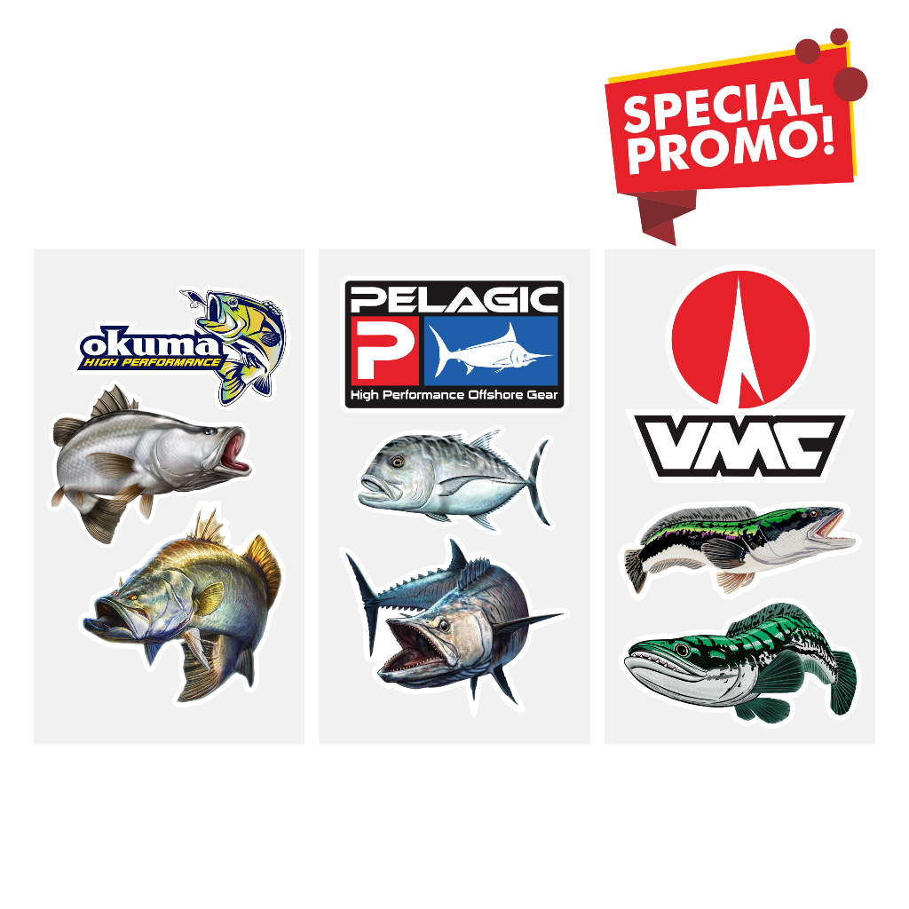 Jual Stiker Mancing Premium Cutting Tahan Air Isi Brand Pancing untuk ...