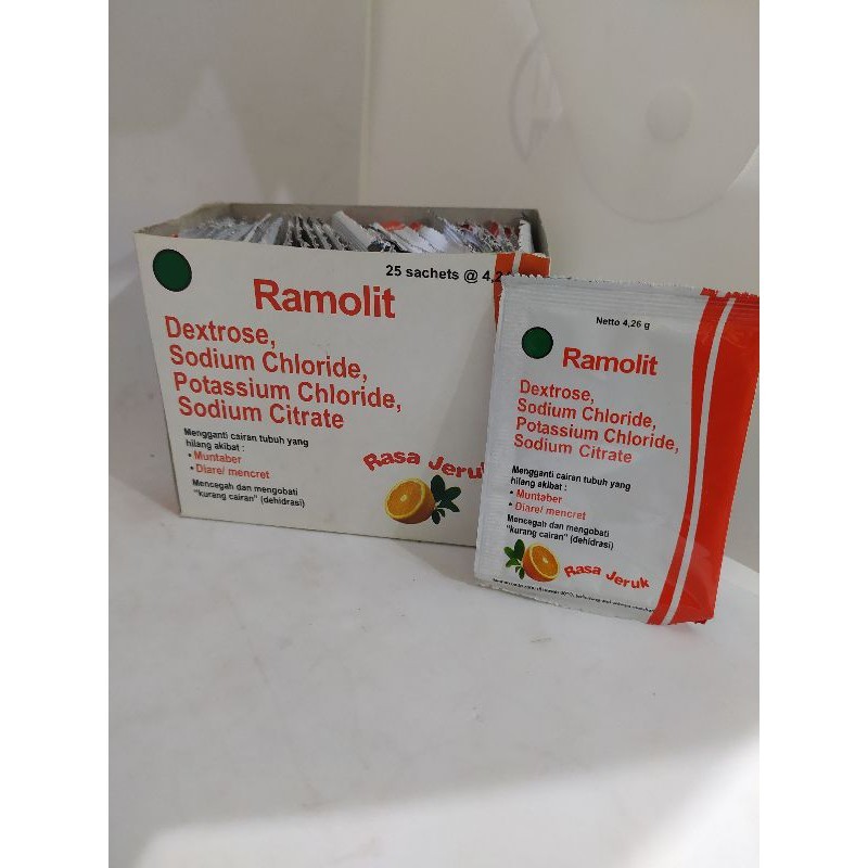 Jual Ramolit / Oralit Rasa Jeruk 1 sachet - Praktis, Mudah Digunakan ...