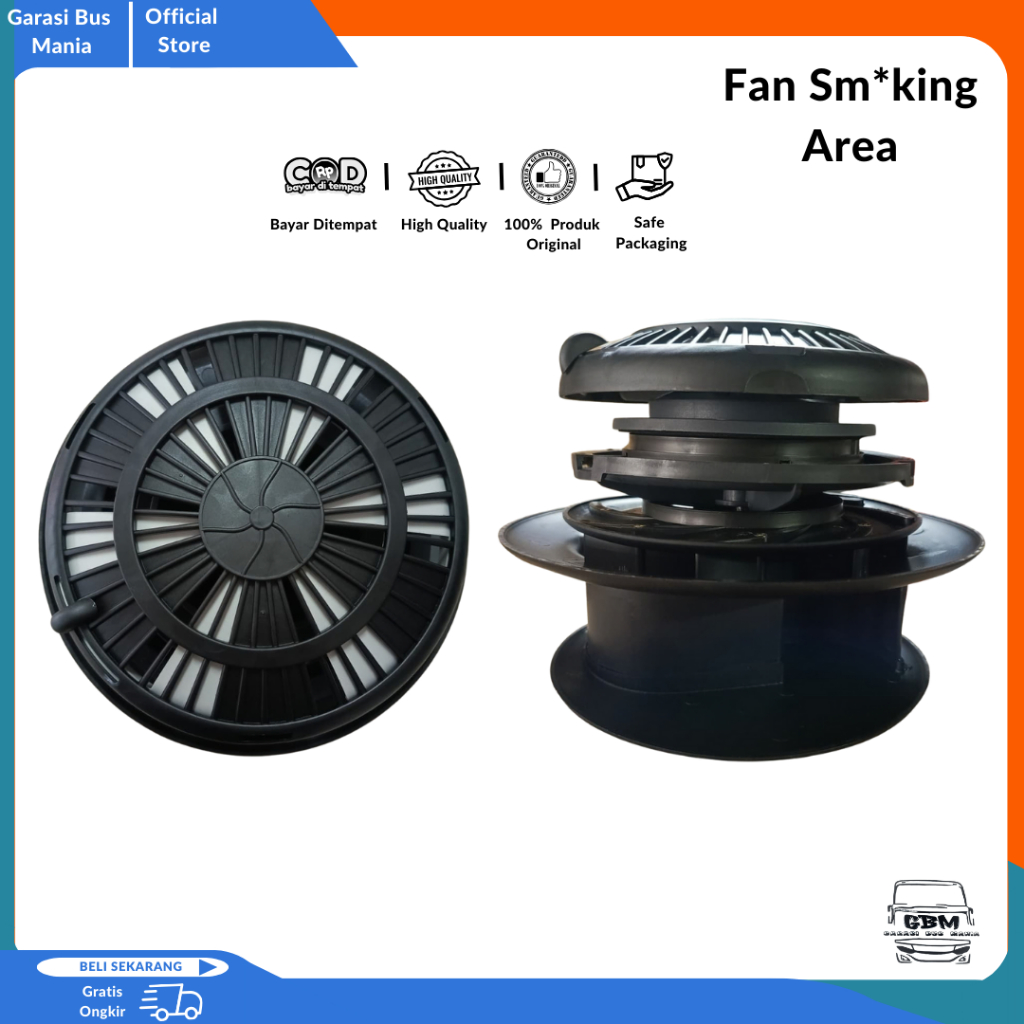 Jual Smoke Exhaust Fan Bus/Fan Smoke/Kipas Pembuangan Asap Bus | Shopee ...