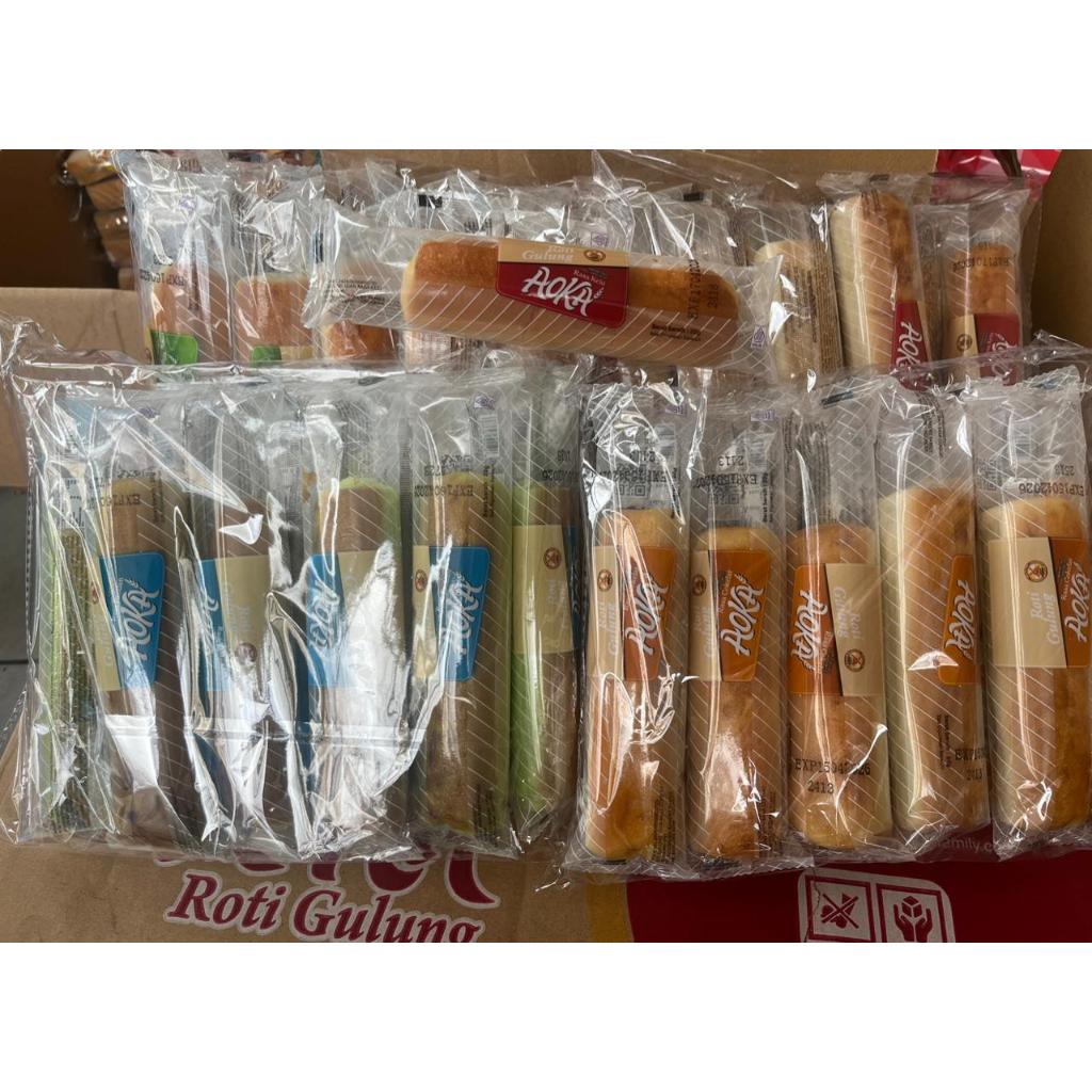 Jual ROTI AOKA GULUNG MINI 1 DUS ISI 120 PCS | Shopee Indonesia