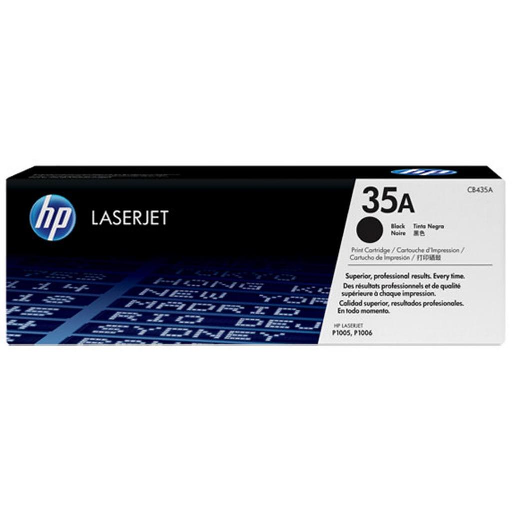 HP Toner 35A Black LaserJet Cartridge Original [CB435A] (2)