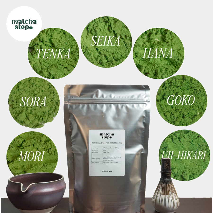 Jual MatchaStop! 500gr Ceremonial Japan Matcha Kyoto, Shizuoka ...