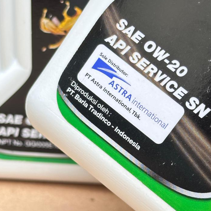 Jual Oli Mesin Daihatsu Astra Genuine R Oil NANO TECH SAE 0W-20 API SN ...