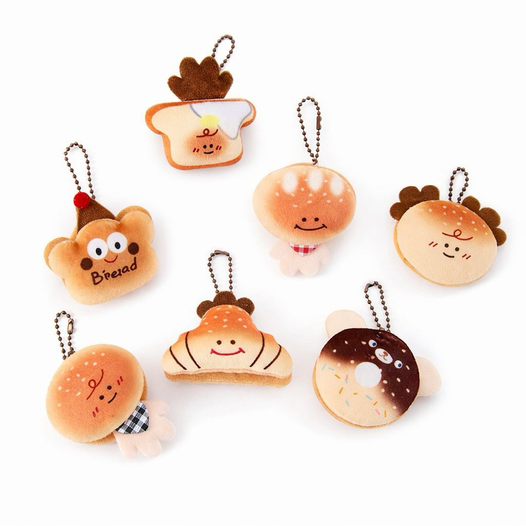 Jual Gantungan Kunci Roti Plush Lucu – Hias Tas Imut, Empuk & Bikin Tas ...