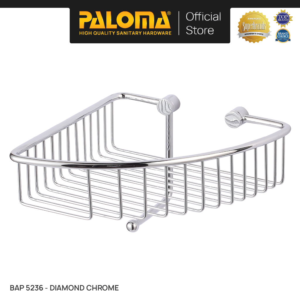 Jual PALOMA BAP 5236 Rak Sudut Tempat Sabun Batang Holder Soap Rack ...