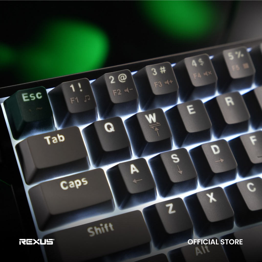 Rexus Heroic KX3 Keyboard Gaming Mechanical 65% Layout - Hotswap Switch (7)