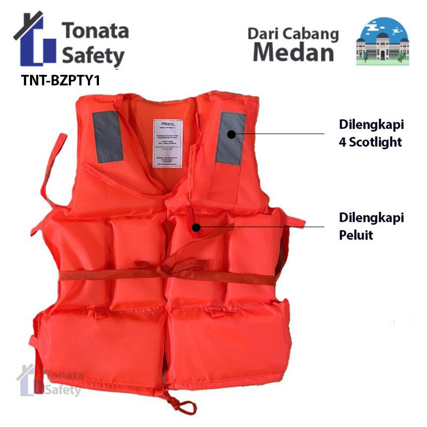 Jual Life Jacket / Baju Pelampung Tonata / Rompi Jaket All Size ...
