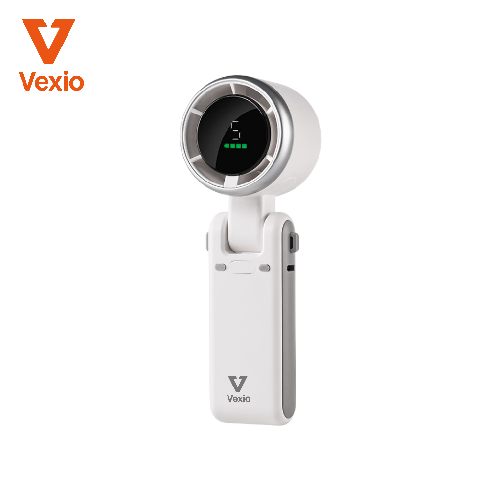 Jual VEXIO 607 Folding Digital Handheld Fan Kipas Angin Portable Mini ...