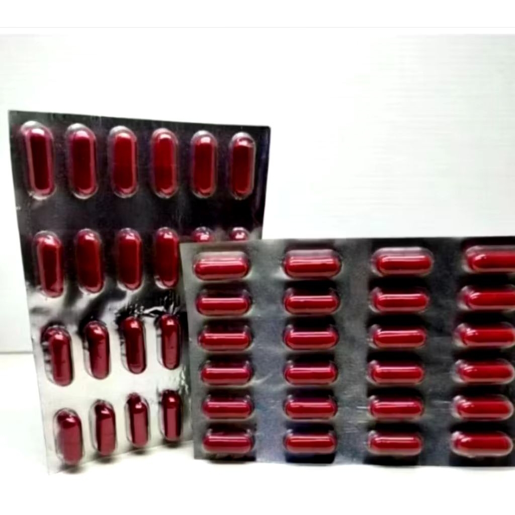 Jual Kapsul Warna merah kuat dan tahan lama isi 24 | Shopee Indonesia