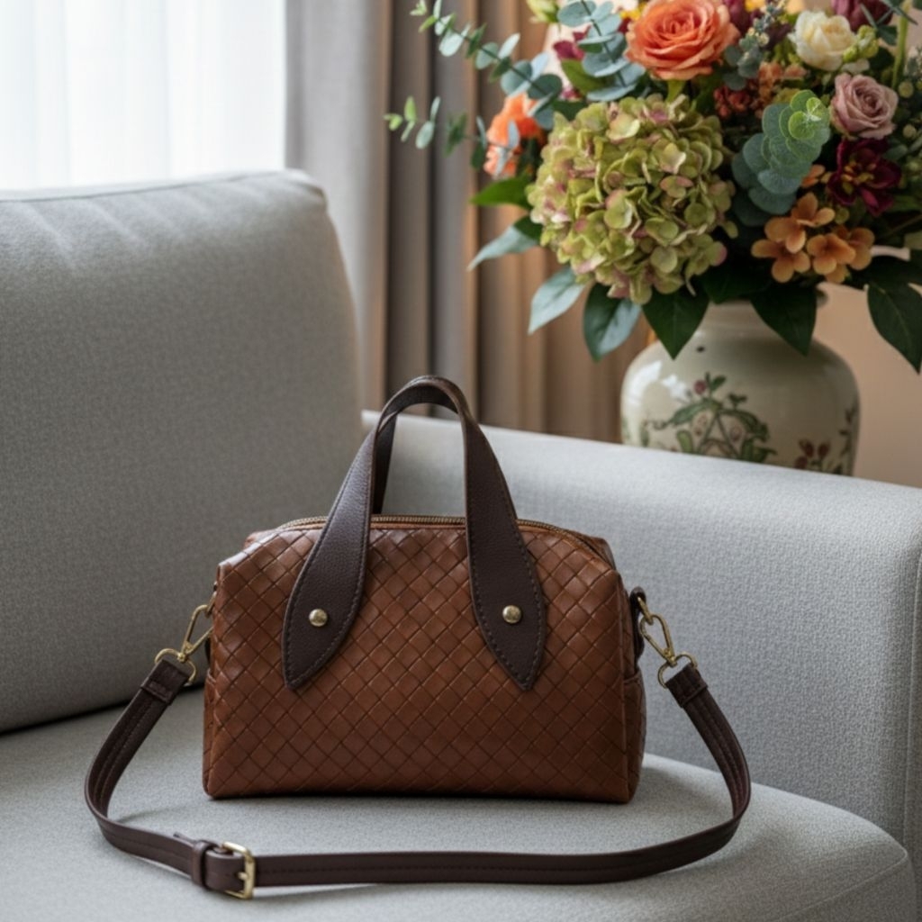 Jual RTGS Satchel Tikar Raya Handbag Mini Sling dengan Desain Elegan ...