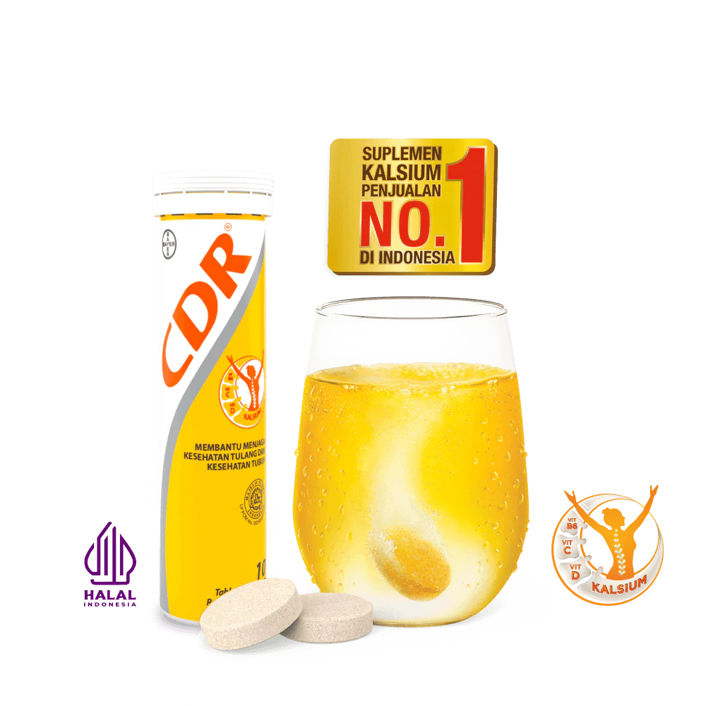 Jual CDR Effervescent & CDR Fortos isi 10 Tablet, 15 Tablet, 20 Tablet ...
