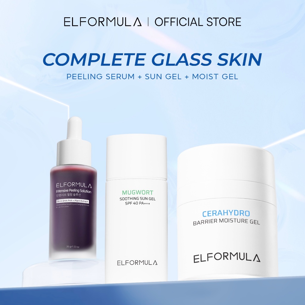 Jual ELFORMULA Complete Glass Skin Set Bundle 3in1 - Intensive Peeling ...