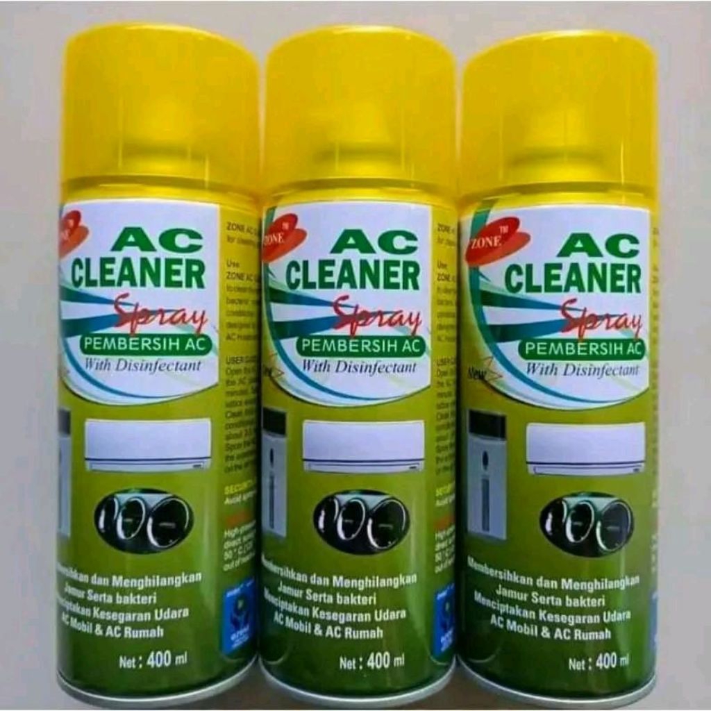 Jual Zone AC Cleaner 400ml Cairan Pembersih AC mobil | Shopee Indonesia