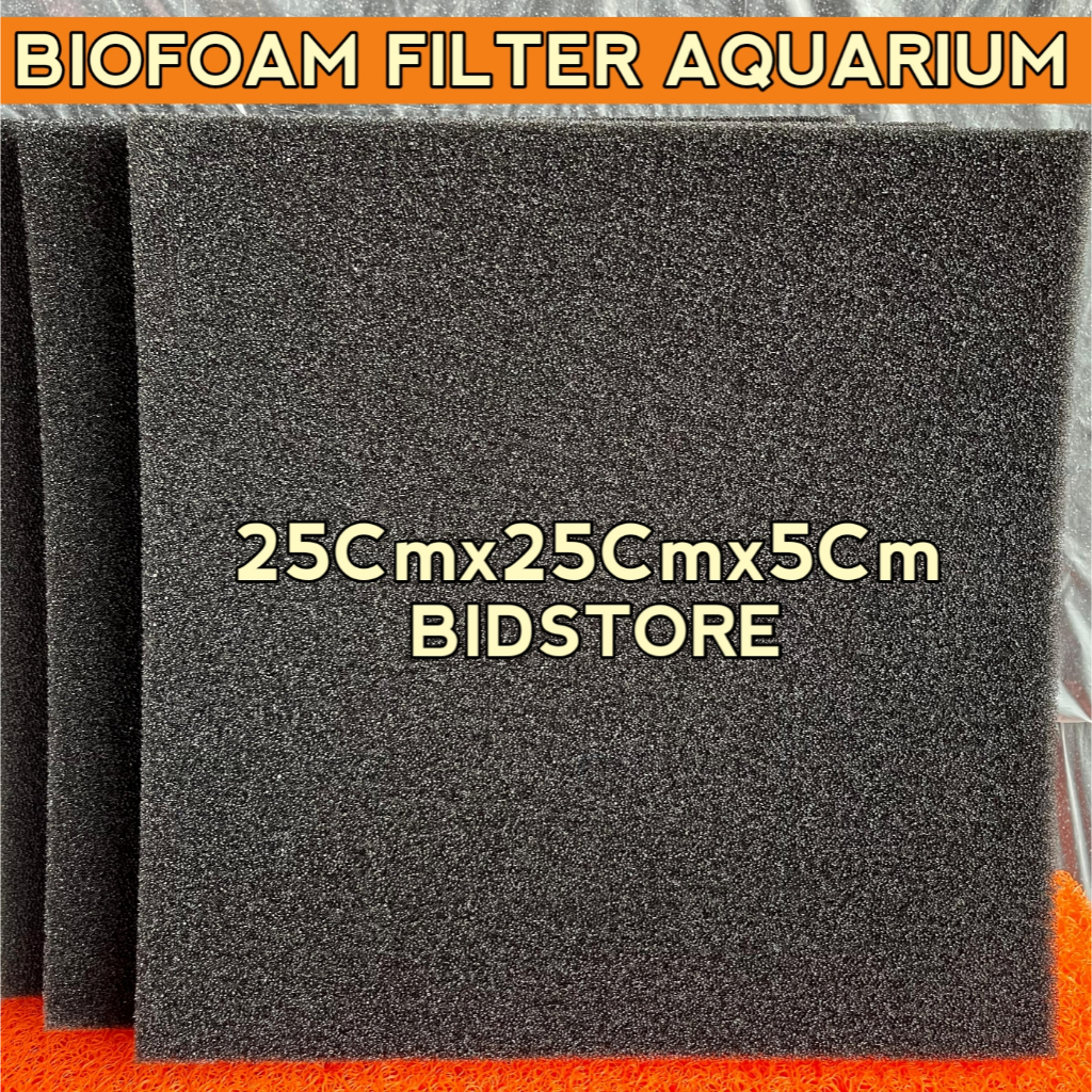 Jual BioFoam Filter 25x25x5cm aquarium dan kolam koi busa Bio Foam ...