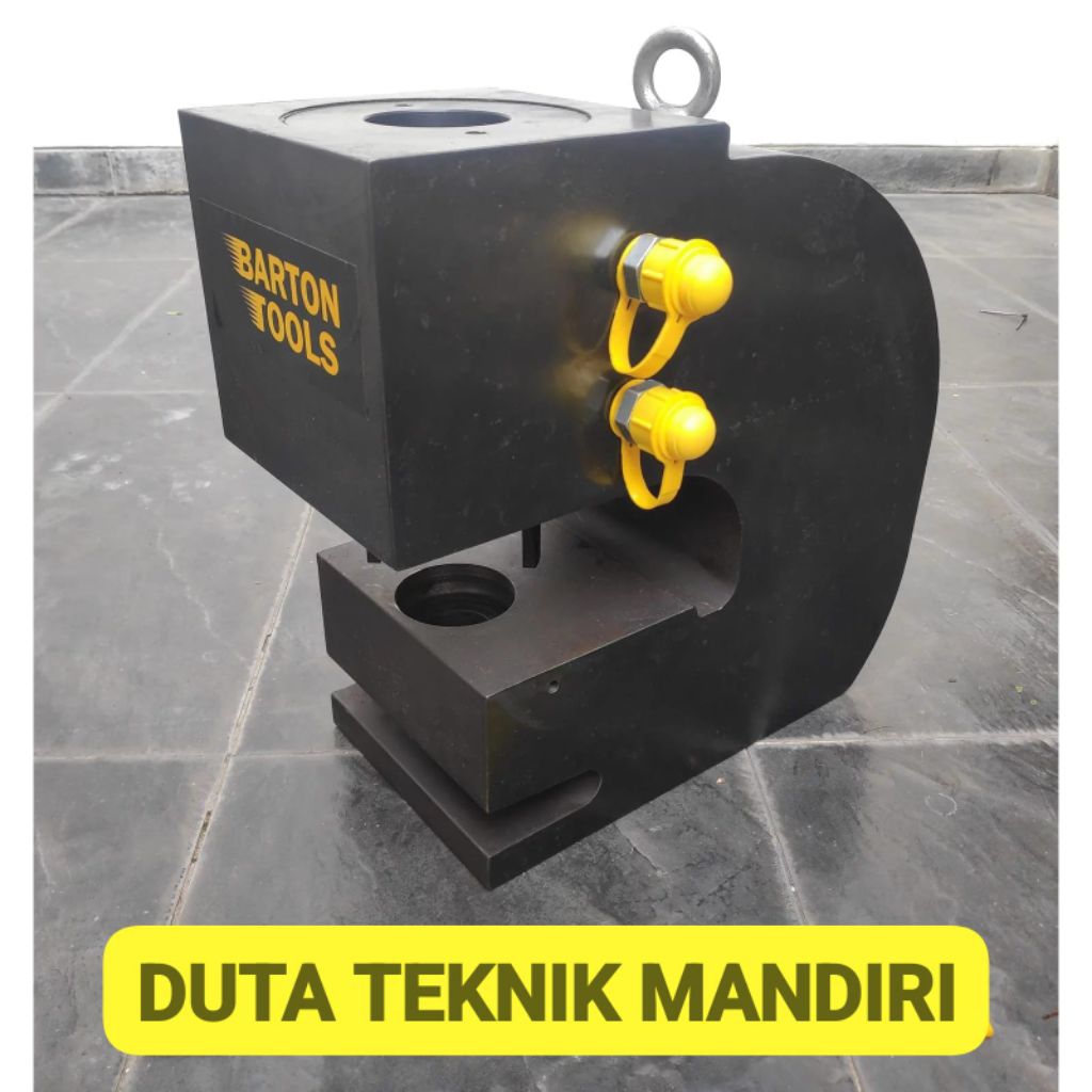 Jual 20mm Mild Steel 100T Hydraulic Busbar Punching CH-100A BARTON Alat ...