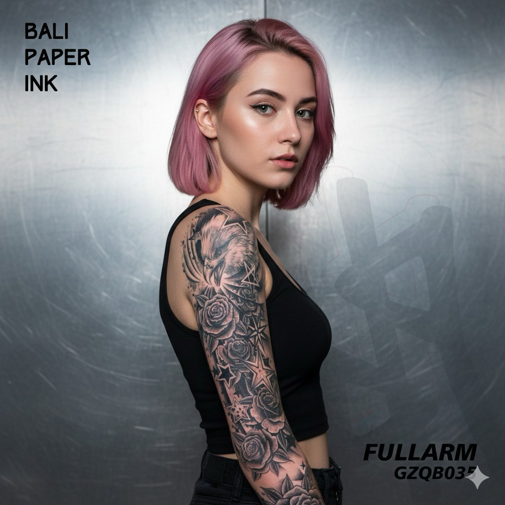 Jual Bali Paper Ink GZQB035 Elang Fruit Ink Tatto Temporary Premium ...