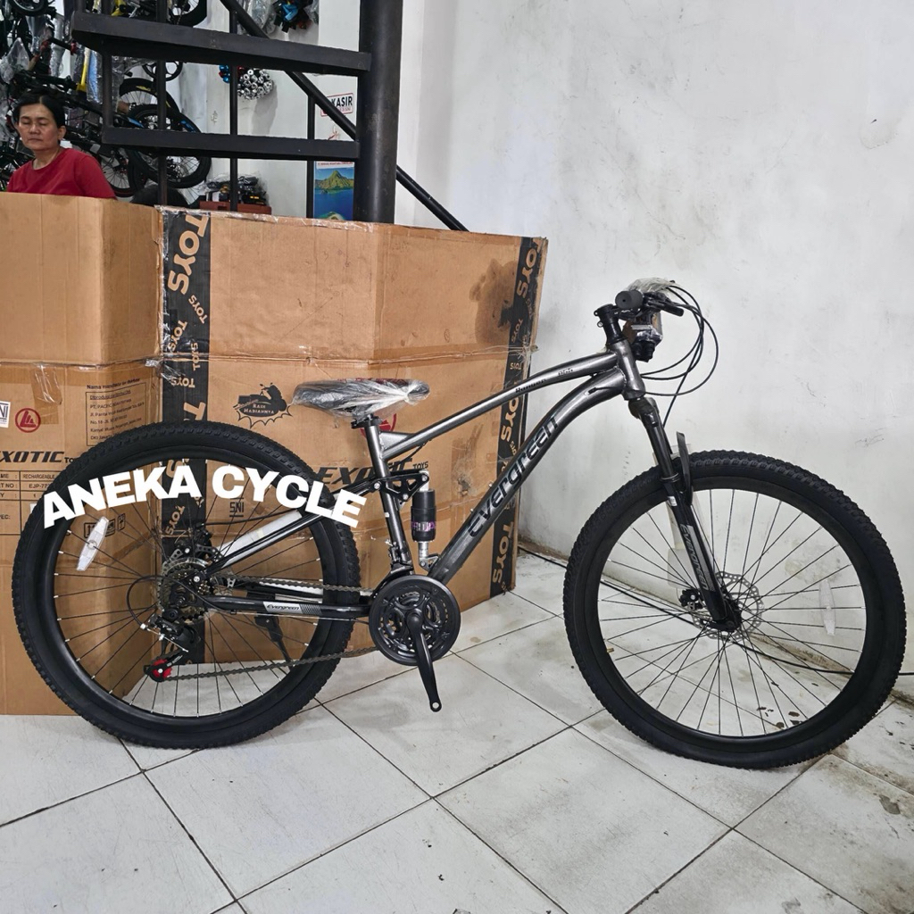 Jual Sepeda Gunung MTB Evergreen Ranger 27,5 Inch R55 Dual Suspension ...