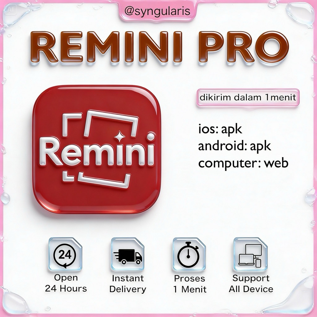 Jual Official Store | Software Digital | Apps Remini | For ios iphone ...