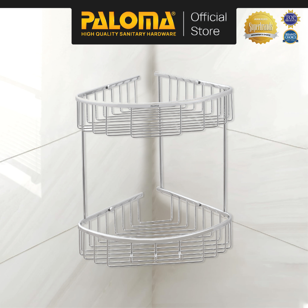 Jual PALOMA BAP 5137 Rak Sudut Tempat Sabun Batang Holder Soap Rack ...