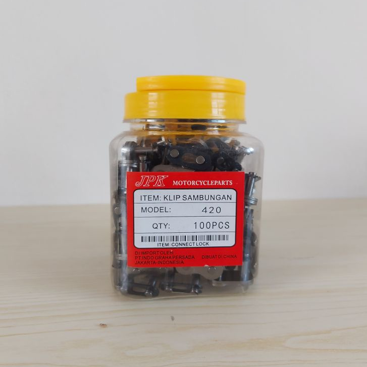 Jual [100 Pcs] Sambungan Rantai 428H 428 420 - Kancing Sambungan Rante ...