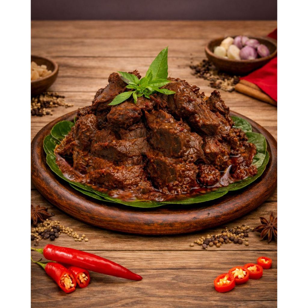 Jual [NEW UPSIZE] Lahap Bareng | Rendang Sapi | Besar 350gr | Lauk ...