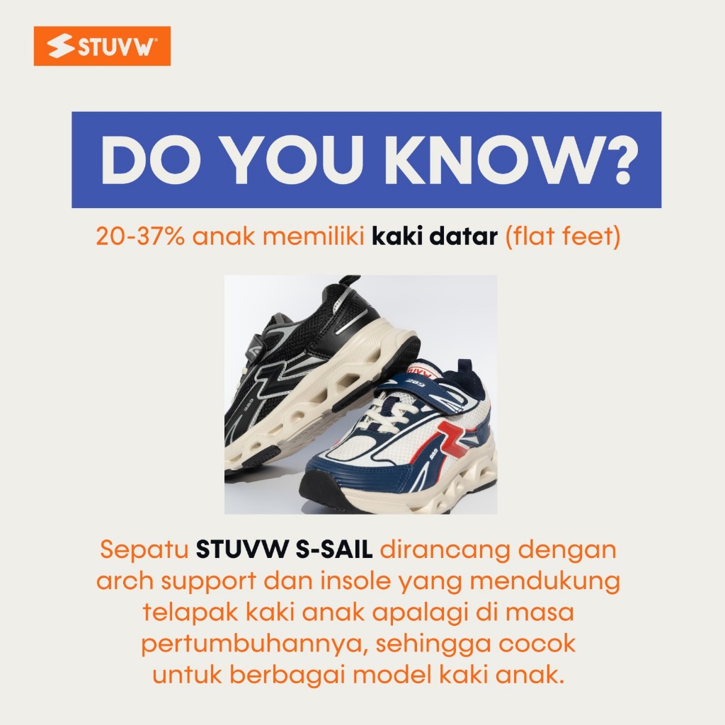 Jual STUVW Sail - Sepatu Anak Sneakers Hitam Sports | Shopee Indonesia