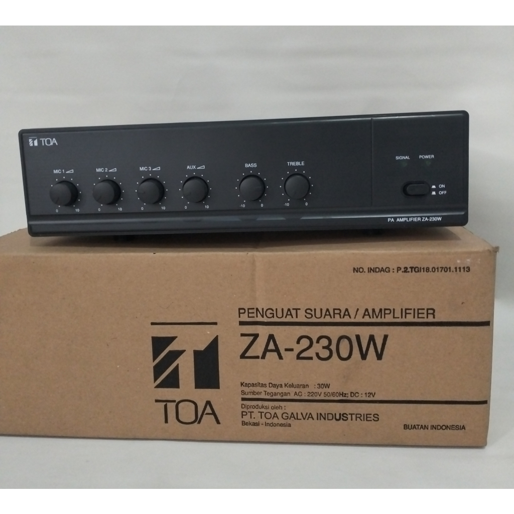 Jual Za 230 w Ampli TOA / Mixer Amplifier TOA / Power Ampli TOA ...