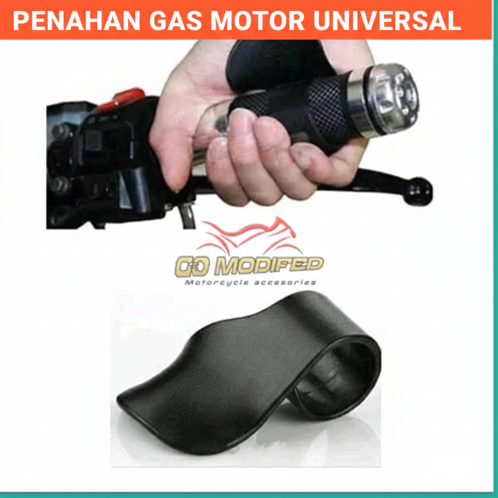 Penahan Gas Motor Tahanan Handgrip Stang Motor Nyaman Anti Pegal Universal Semua Motor