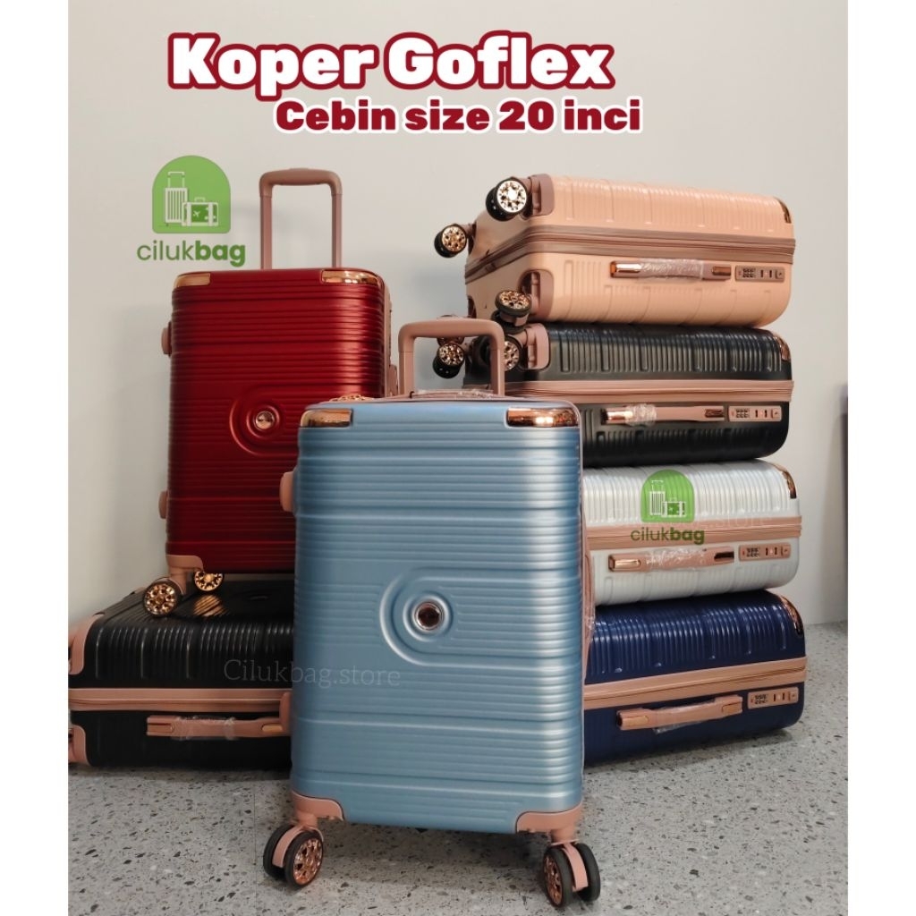 Jual Koper Goflex Ukuran 20 Inci Cabin Pesawat | Shopee Indonesia