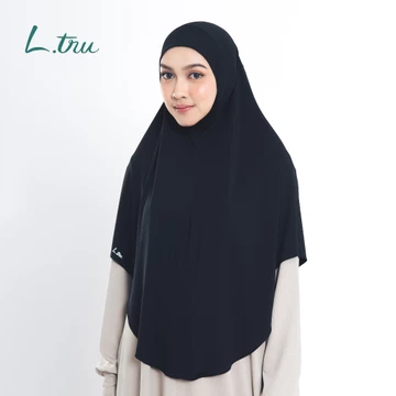 L.Tru Bergo Dagu Size Medium Jilbab Instan Strecth Bergo Strechy Daily