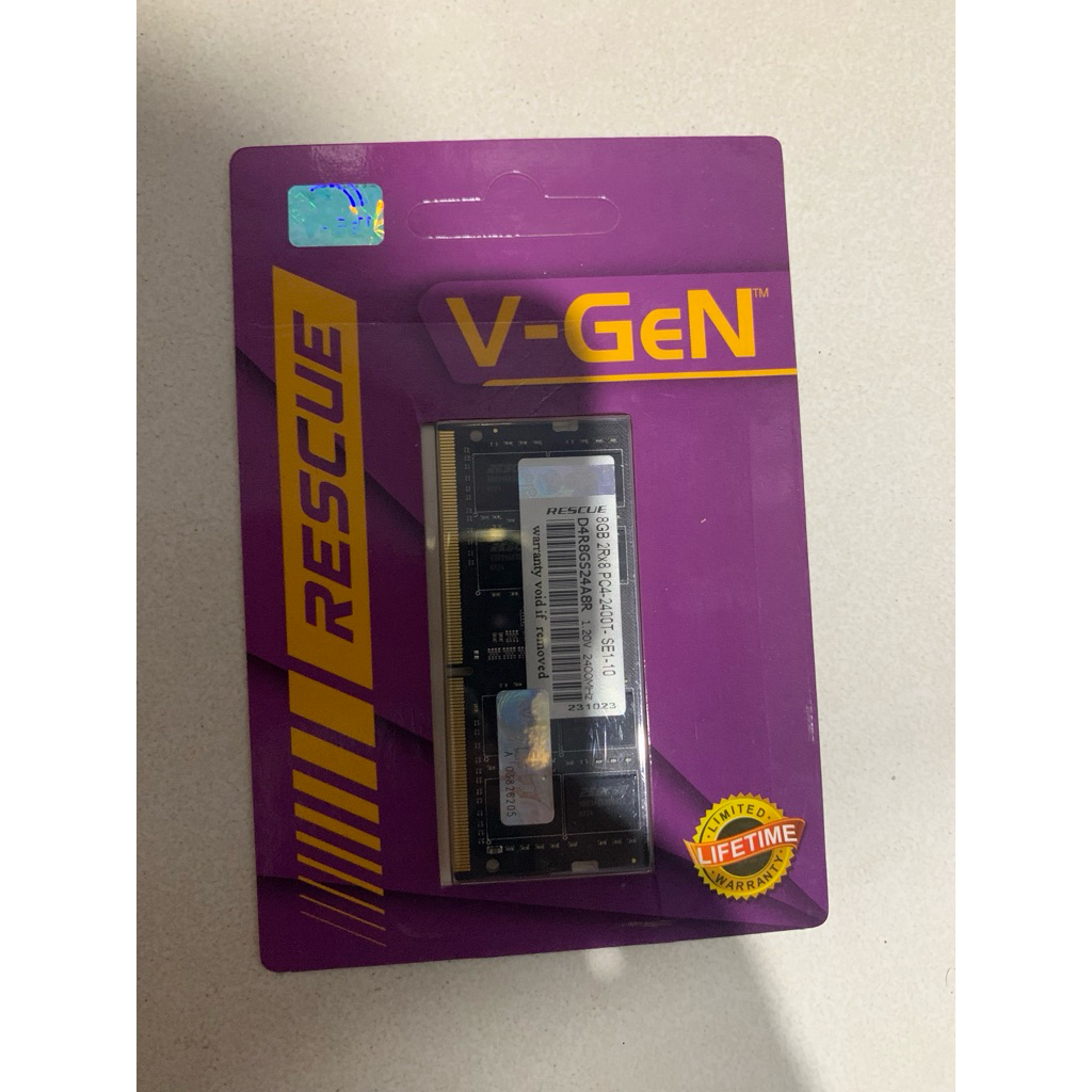 Jual RAM V-Gen Rescue DDR4 SODimm 8GB PC2400T | Shopee Indonesia