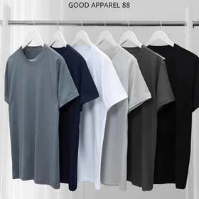 Kaos Polos Pria Wanita Cotton Combed 30S Baju Kaos Pria Wanita Polos Lengan Pendek Round Neck