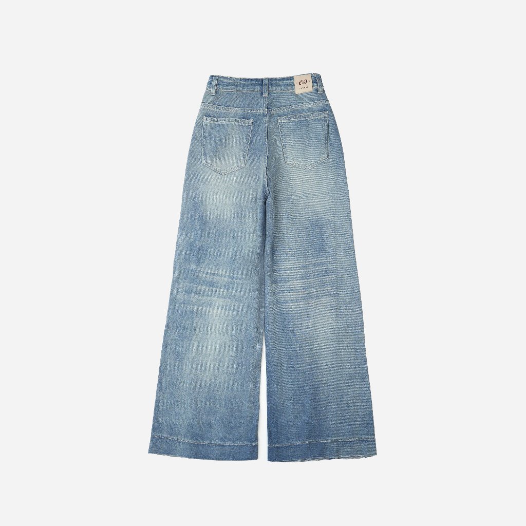 Elaris Jeans - Wide Leg Jeans Regular | Celana Jeans Wanita Longgar Royal Blue foto 1