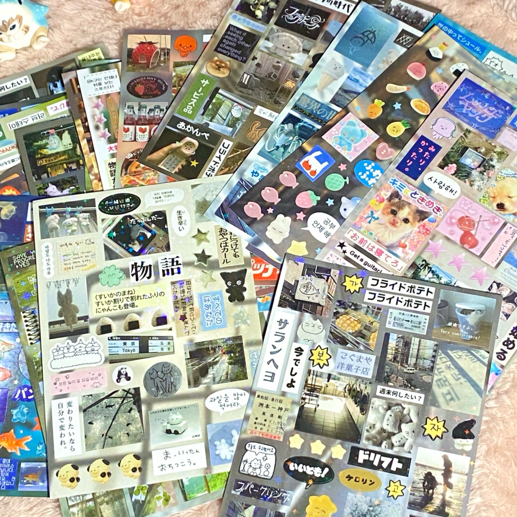 Jual Sticker Sheet Japanese Style Juminicore Deco Stickers (baca ...