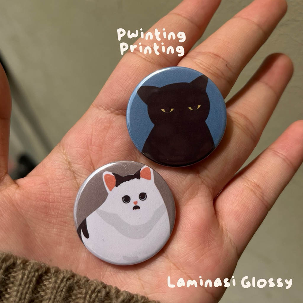 Jual Custom Pin Premium 3,2cm & 4,4cm | Cetak Pin Souvenir Merchandise ...