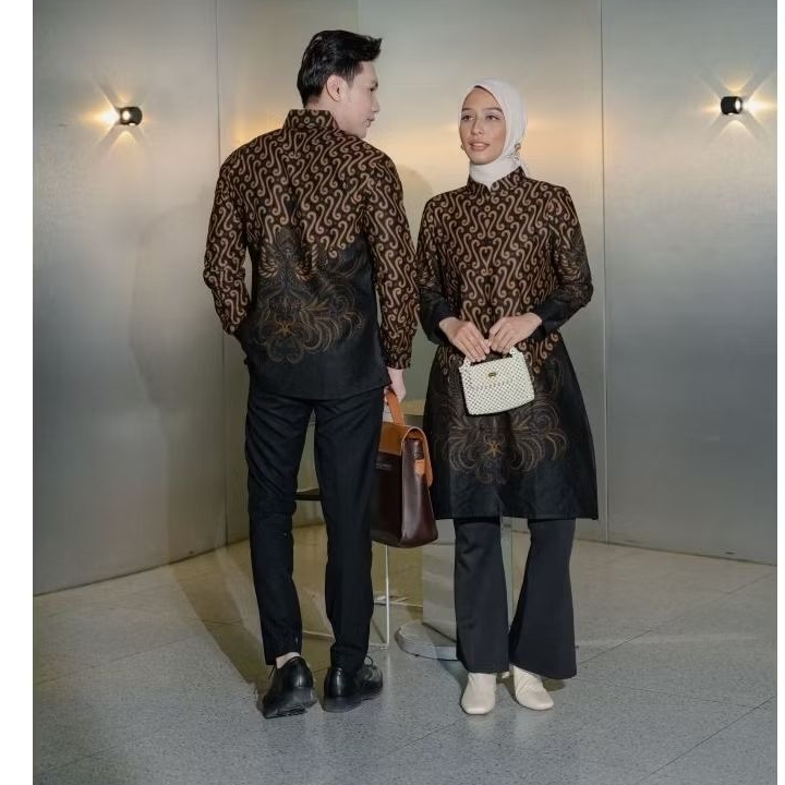 Batik Pasangan Motif Gayatri Tunik Kemeja Slimfit 3