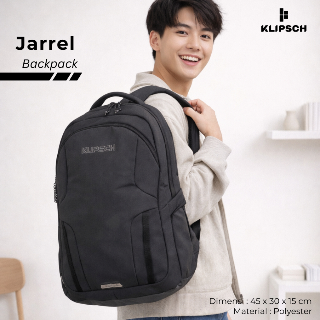 Jual KLIPSCH Jarrel Backpack | Tas Ransel Pria | Tas Punggung Laki-laki ...