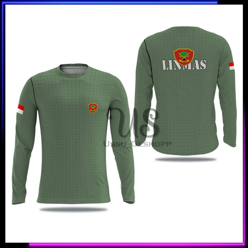 Jual Seragam LINMAS Satlinmas / Kaos Jersey Linmas Fullprint /Kaos ...