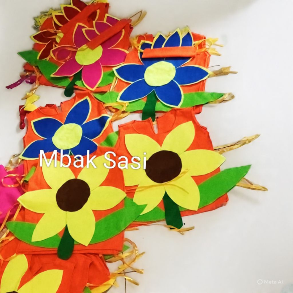 Jual Kostum Bunga Request warna (free topi) | Shopee Indonesia