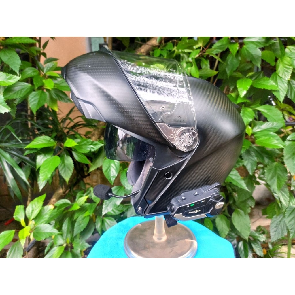 Jual Helm Modular AGV Sportmodular Carbon Matte + Intercom Freedcon R1 ...